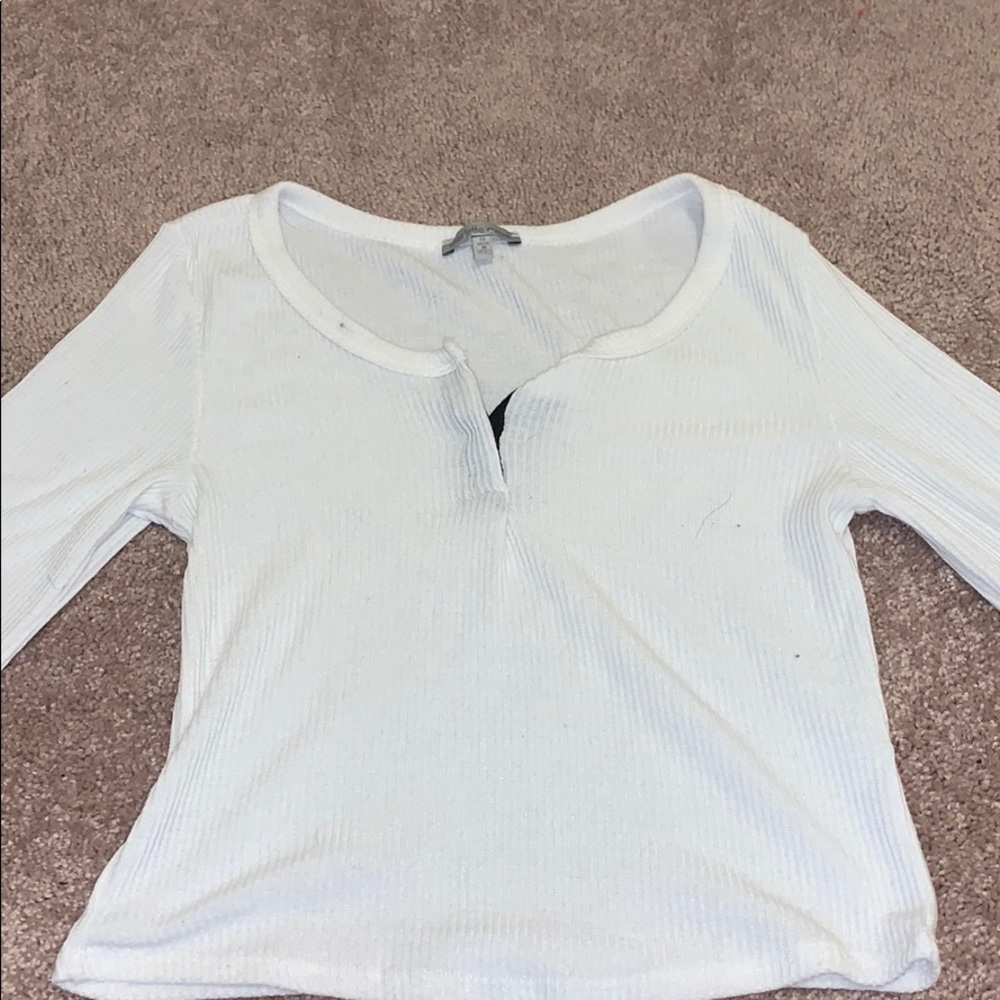 White Crop Top